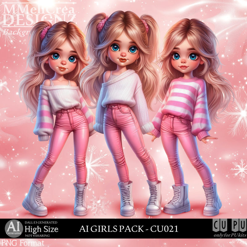 (image for) AI - GIRLS PACK CU021 (CU4PU/PNG)